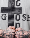 GOD-GOSH LONGLINE T-SHIRT - STREET NOIR